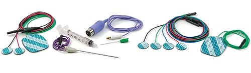 Natus Neuro, tüm EMG ihtiyaçlarını karşılayacak eksiksiz bir malzeme yelpazesi sunar.

TECA ® Elite ® Tek Kullanımlık Monopolar İğneler
TECA Elite Tek Kullanımlık Konsantrik İğneler
Dantec Tek Kullanımlık Eşmerkezli İğneler
Bo-Ject Tek Kullanımlık Luer Lock İğneleri
TECA MyoJect Tek Kullanımlık Luer Lock İğneleri
Tekrar Kullanılabilir Uyarıcı ve Kayıt Elektrotları
Tek Kullanımlık Yapışkan Elektrotlar
Kullanışlı çevrimiçi portal – Natus Tıbbi Mağazası (seçili pazarlarda mevcuttur)